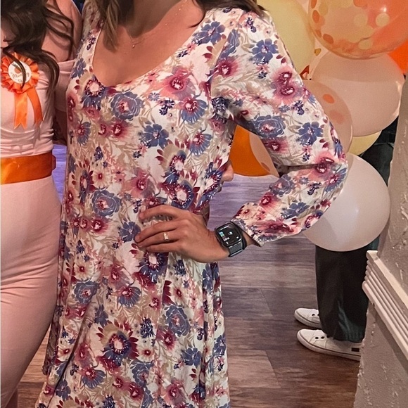 Paisley Raye pink and blue floral dress small - Picture 10 of 10